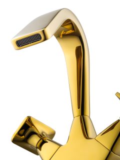 Смеситель для раковины Wonzon & Woghand Shakespeare WW-651103-DG тёмное золото